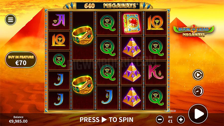 book of gems slot