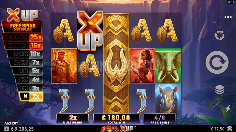 Africa X UP slot