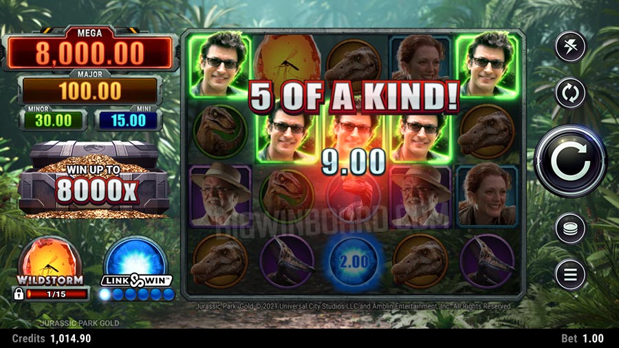 Jurassic Park Gold slot