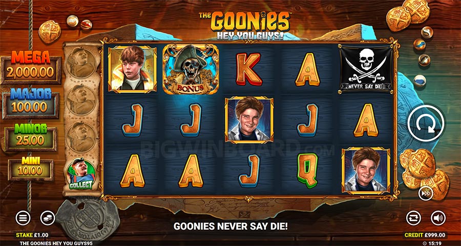 The Goonies Hey You Guys slot