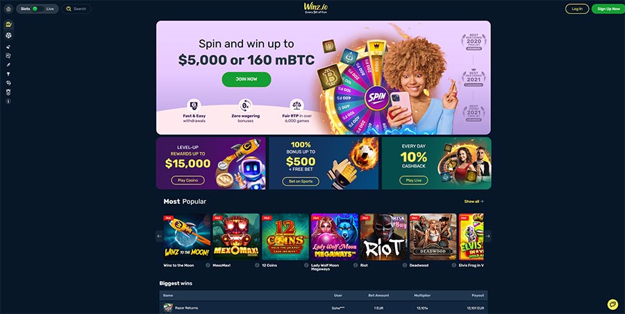 winz.io casino