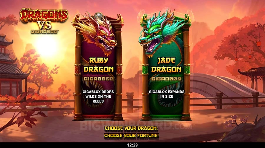 Dragons vs GigaBlox slot